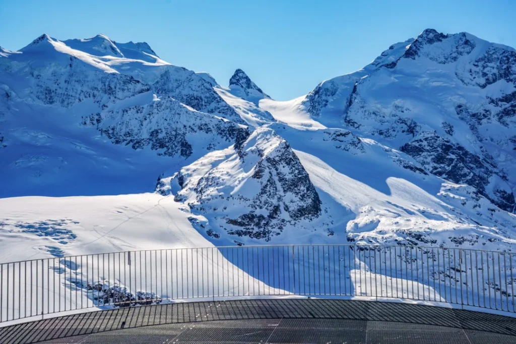 Corvatsch skiing St Moritz