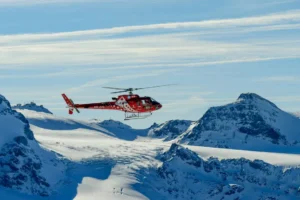 Crans Montana helicopter tour