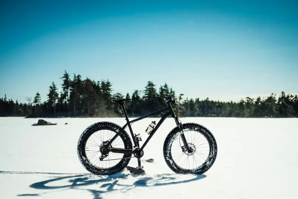 Crans Montana winter fatbike