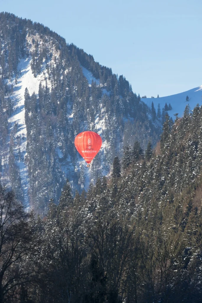 Gstaad hot air balloon